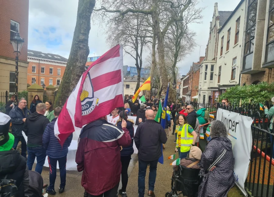 Dranas protection security ltd st patrick's day parade in leicester (1)