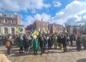 Dranas protection security ltd st patrick's day parade in leicester (3)