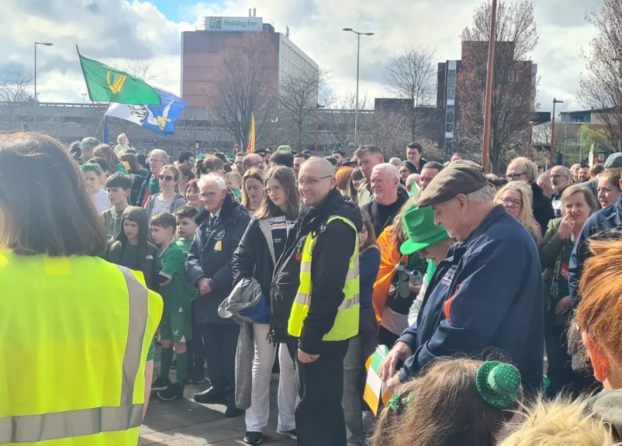 Dranas protection security ltd st patrick's day parade in leicester (5)