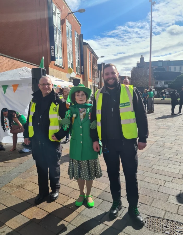 Dranas protection security ltd st patrick's day parade in leicester (7)